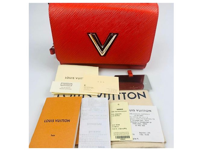 Louis Vuitton Borsa a tracolla Twist Epi Coclico Silver Argento - vista 5