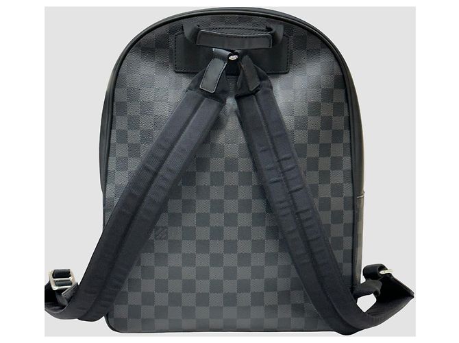 Louis Vuitton Zaino Joshi in Damier Graphite Nero - vista 8
