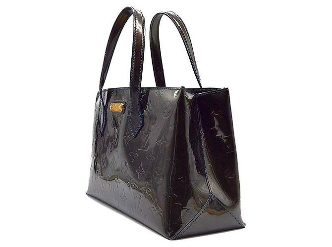 Louis Vuitton Vernis Wilshire PM Nero - vista 2