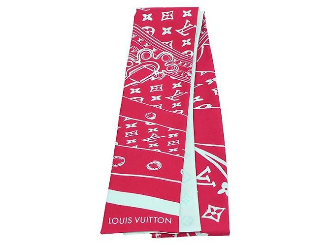 Louis Vuitton Monogram Confidential Bandeau Seidentuch Blau - Ansicht 6