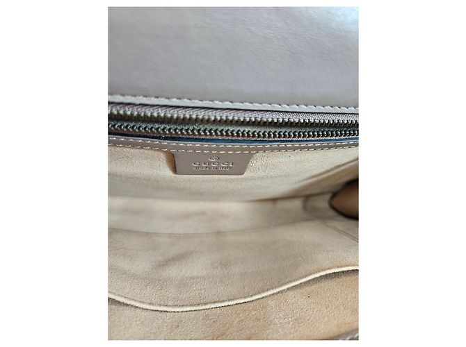 Gucci Clutch GG Marmont Matelassé Rosa Bege Marrom - vista 19