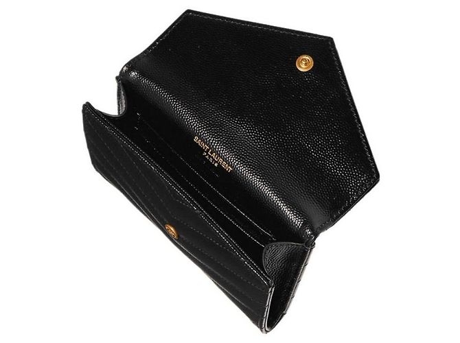 Saint Laurent Tarjetero sobre monograma Negro - vista 6