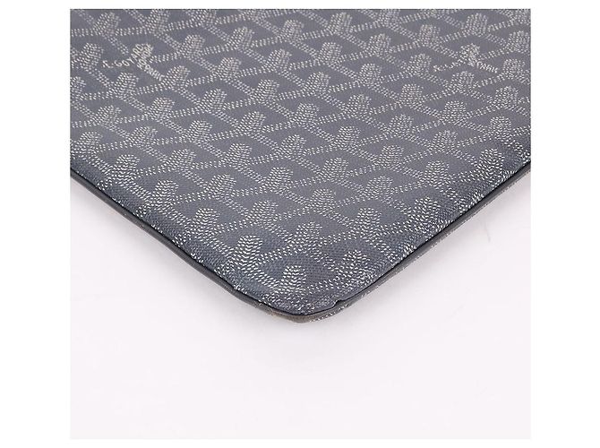 Goyard Clutch Sena MM Medium Speciale Grigia Marrone - vista 8