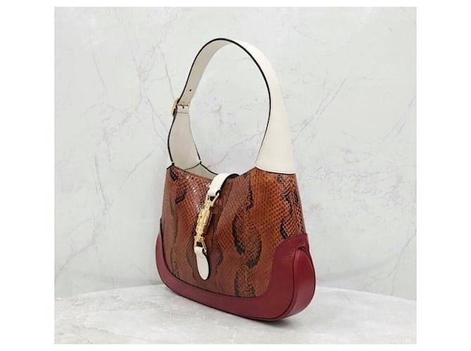 Gucci Bolsa New Jackie Small em python Multicor - vista 2