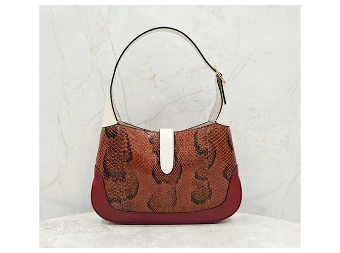 Gucci Bolsa New Jackie Small em python Multicor - vista 3