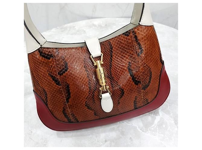 Gucci Bolsa New Jackie Small em python Multicor - vista 5