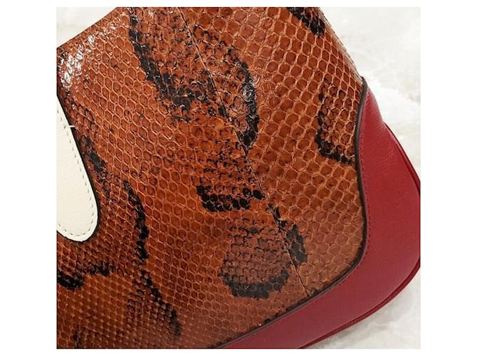 Gucci Bolsa New Jackie Small em python Multicor - vista 6