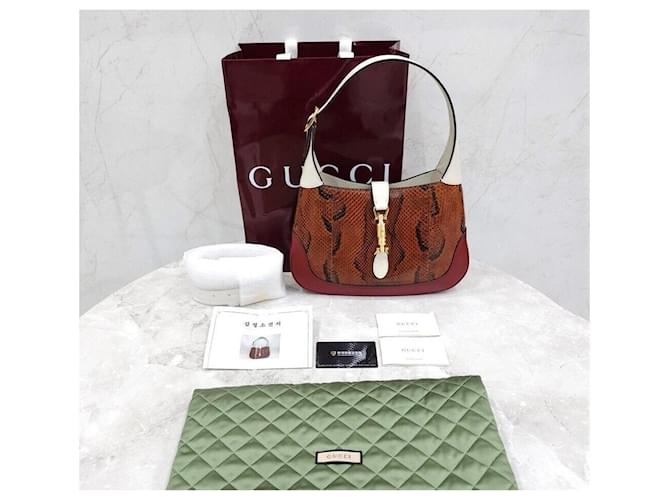 Gucci Bolsa New Jackie Small em python Multicor - vista 9