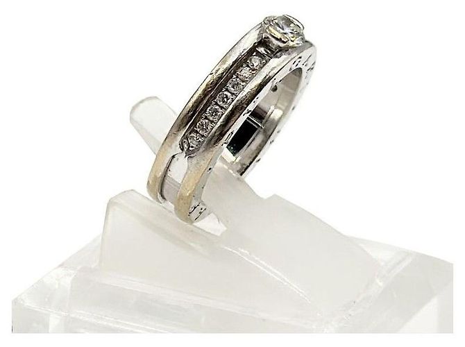 Bulgari Anello di diamante Bianco - vista 3