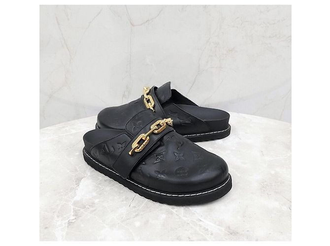Louis Vuitton Mule Cozy Monogram Comfort LV Multicolore - vista 3