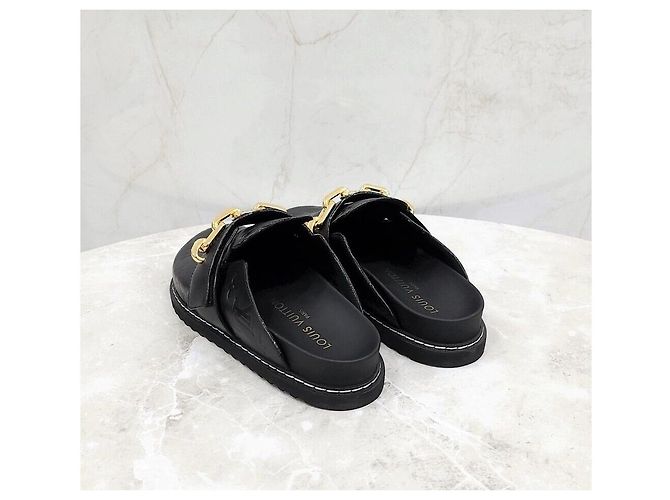 Louis Vuitton Mule Cozy Monogram Comfort LV Multicolore - vista 4
