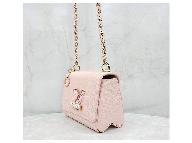 Louis Vuitton Borsa a tracolla Pink Epi Twist PM Rosa - vista 2