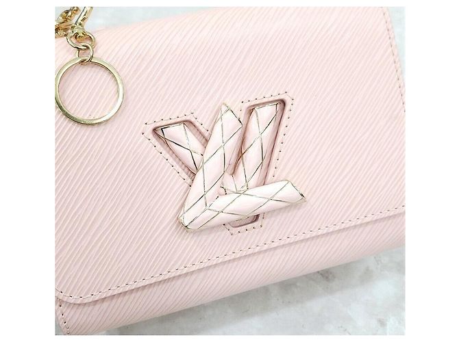 Louis Vuitton Borsa a tracolla Pink Epi Twist PM Rosa - vista 5
