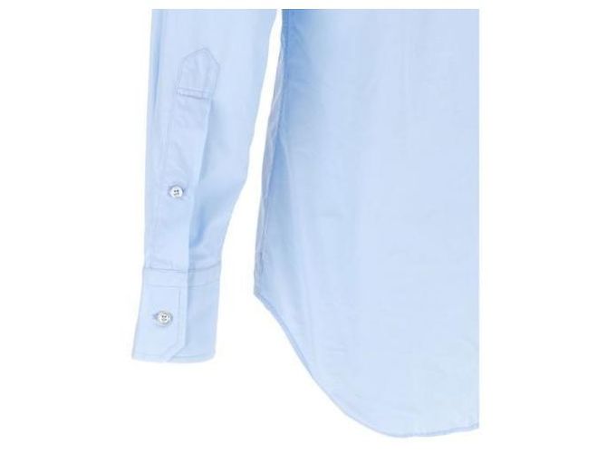Thom Browne Camisa clásica de popelina de algodón con brazalete - vista 6