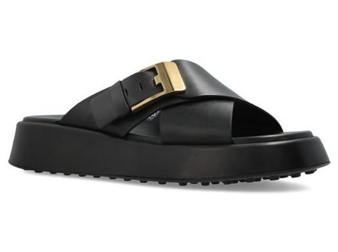 Tod's Sandali in pelle Nero - vista 4