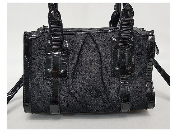 Burberry Schwarze Karomuster Tote Shoulder Bag - Ansicht 4