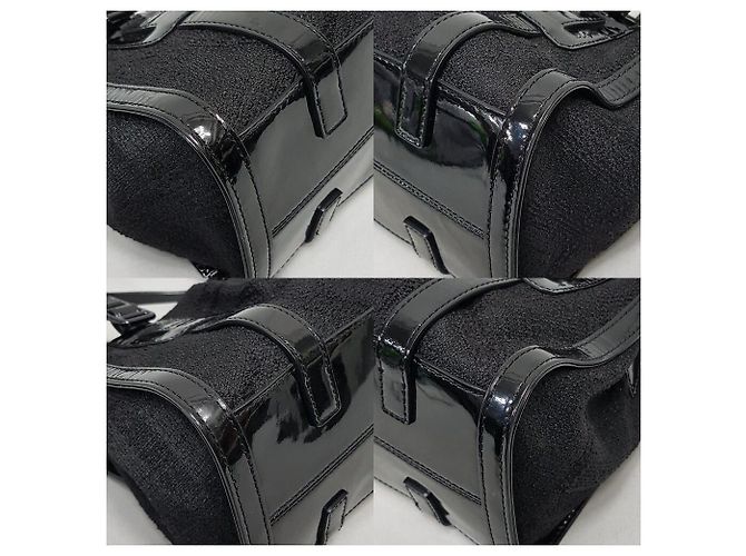 Burberry Schwarze Karomuster Tote Shoulder Bag - Ansicht 6
