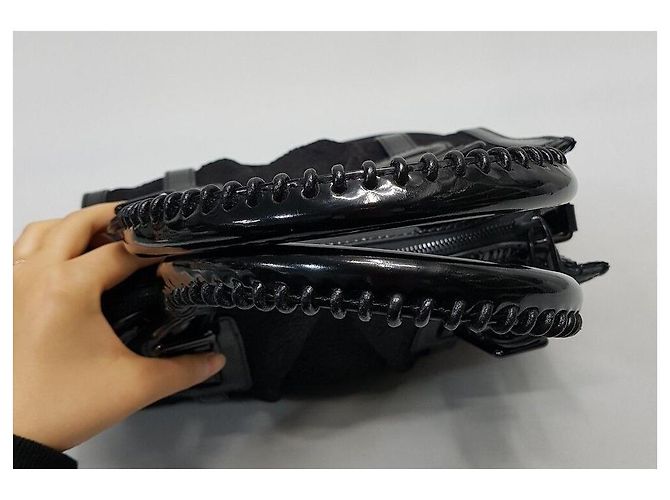 Burberry Schwarze Karomuster Tote Shoulder Bag - Ansicht 7