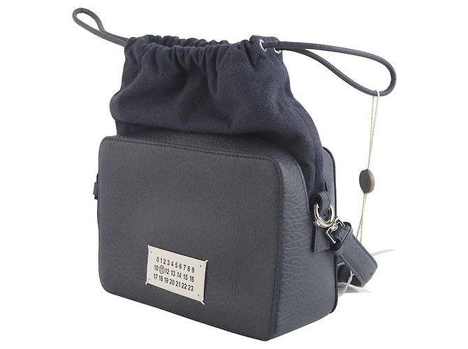 Maison Martin Margiela Borsa a tracolla Maison Margiela Camera Navy Blu - vista 2