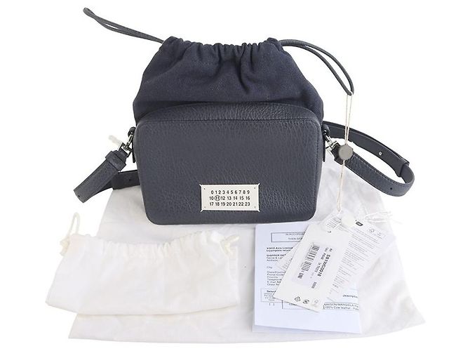 Maison Martin Margiela Borsa a tracolla Maison Margiela Camera Navy Blu - vista 8