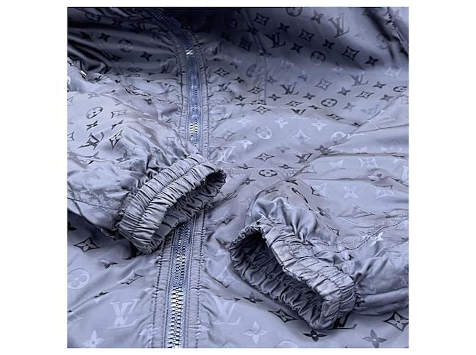 Louis Vuitton Chaqueta cortavientos reversible con monograma Azul - vista 10
