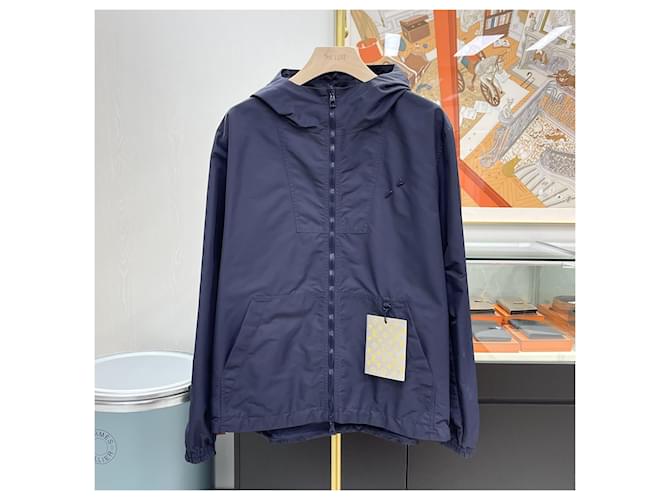 Louis Vuitton Chaqueta cortavientos reversible con monograma Azul - vista 2