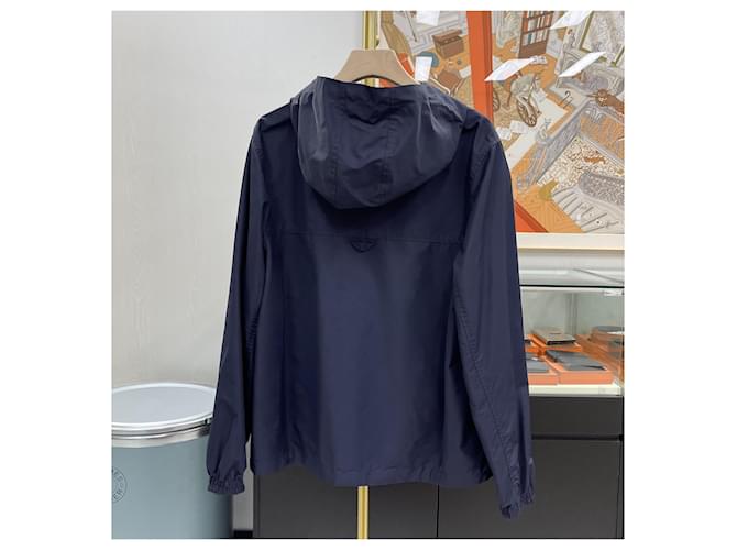 Louis Vuitton Chaqueta cortavientos reversible con monograma Azul - vista 4