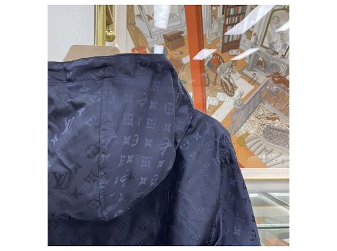 Louis Vuitton Chaqueta cortavientos reversible con monograma Azul - vista 9