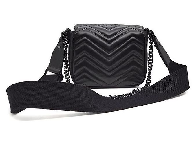 Gucci Mini borsa trapuntata Nero - vista 3