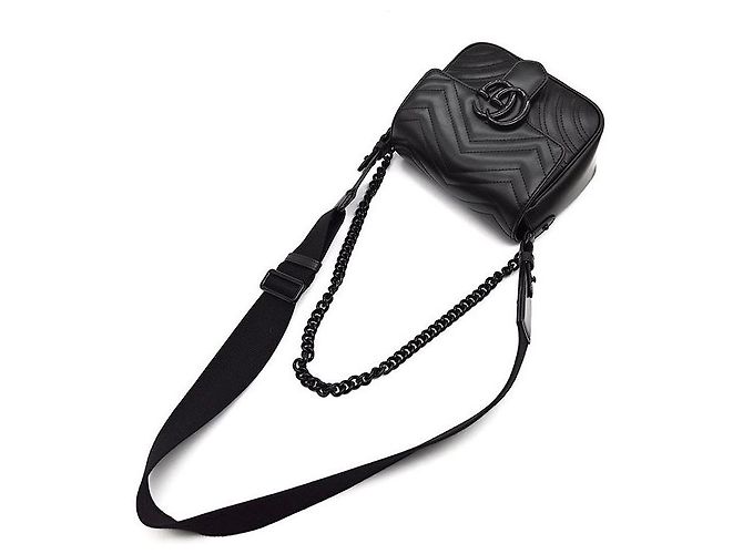 Gucci Mini borsa trapuntata Nero - vista 4