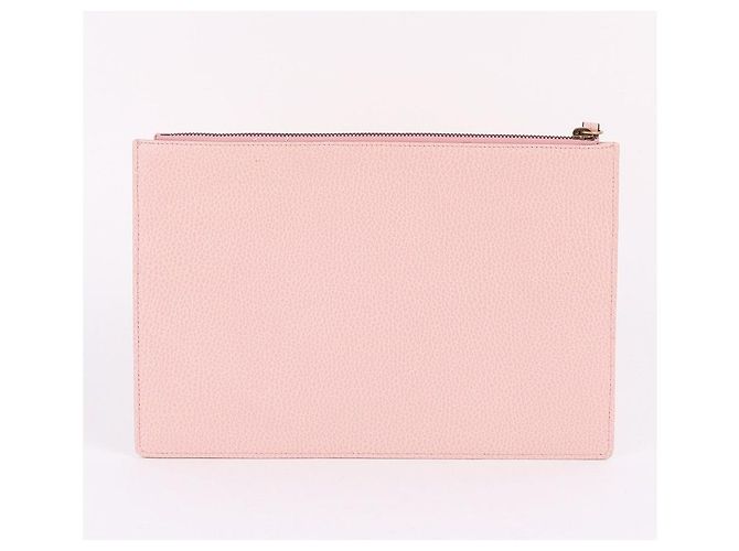 Gucci Clutch a farfalla in pelle rosa - vista 9