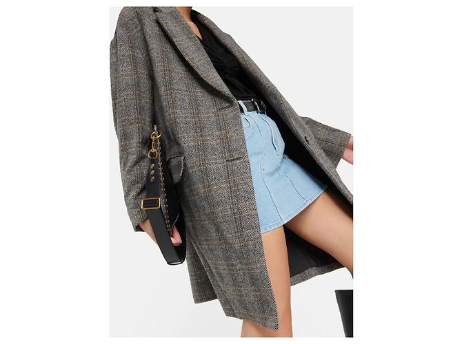 Abrigo de lana de espiga Isabel Marant Multicolor - vista 8