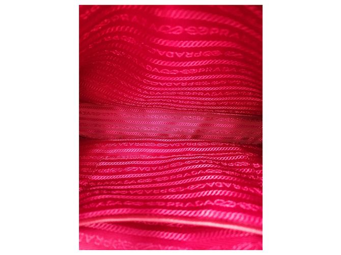 Prada Borsa Tote Saffiano Lux Rossa Rosso - vista 14