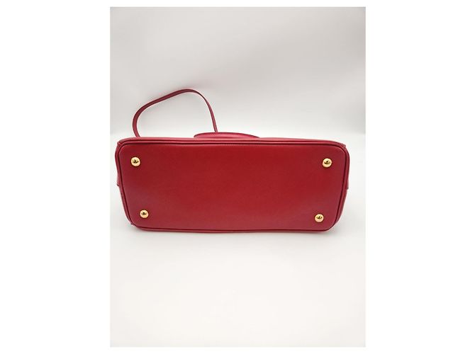 Prada Borsa Tote Saffiano Lux Rossa Rosso - vista 9