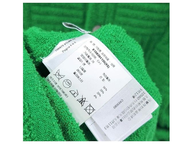 Bottega Veneta Abito Intrecciato verde - vista 5