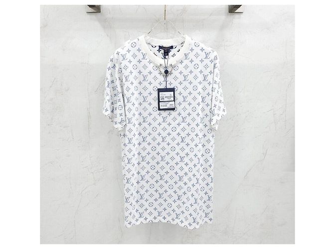 Louis Vuitton LV Escale T-Shirt mit Monogramm-Print Silber - Ansicht 3