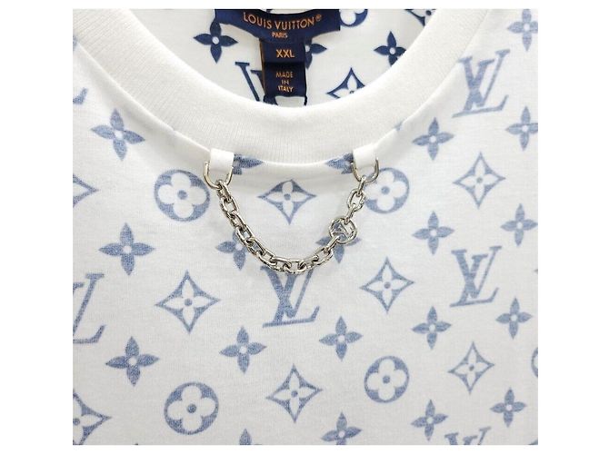 Louis Vuitton LV Escale T-Shirt mit Monogramm-Print Silber - Ansicht 5