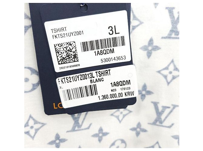 Louis Vuitton LV Escale T-Shirt mit Monogramm-Print Silber - Ansicht 7
