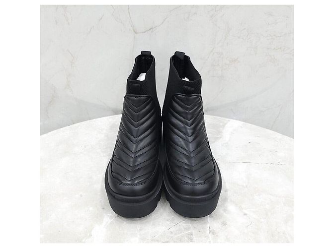 Gucci Botas Chelsea matelassé negras Negro - vista 2