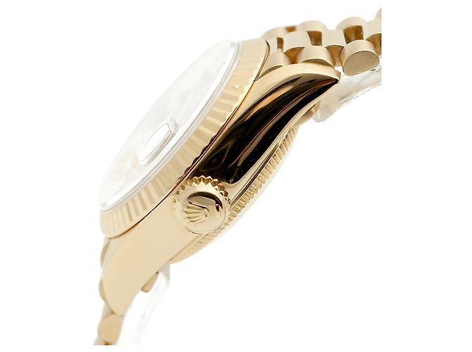 Rolex Datejust Gold Aftersetting Diamond Damenuhr Gelb - Ansicht 10