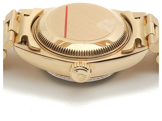 Rolex Datejust Gold Aftersetting Diamond Damenuhr Gelb - Ansicht 14