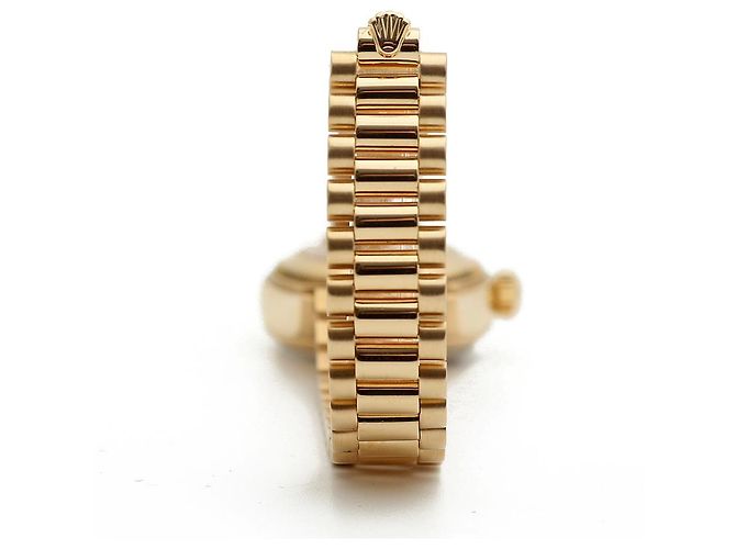 Rolex Datejust Gold Aftersetting Diamond Damenuhr Gelb - Ansicht 17