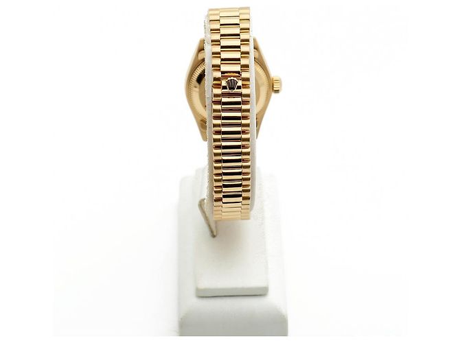 Rolex Datejust Gold Aftersetting Diamond Damenuhr Gelb - Ansicht 7