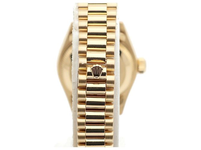 Rolex Datejust Gold Aftersetting Diamond Damenuhr Gelb - Ansicht 8