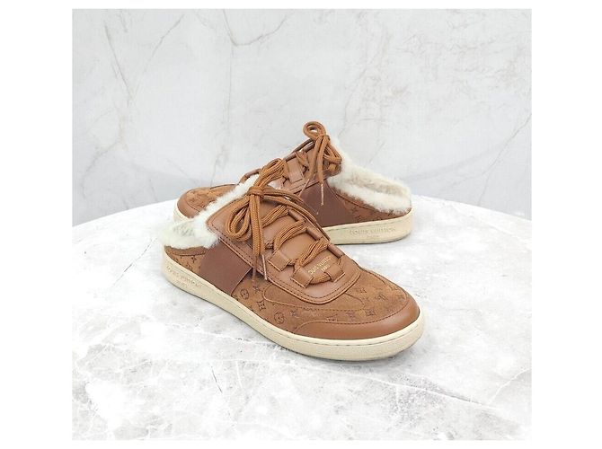 Louis Vuitton Sneakers Monogram Lu con schiena aperta Multicolore - vista 3