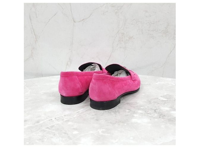 Hermès Suede Paris Loafers Pink - Ansicht 5