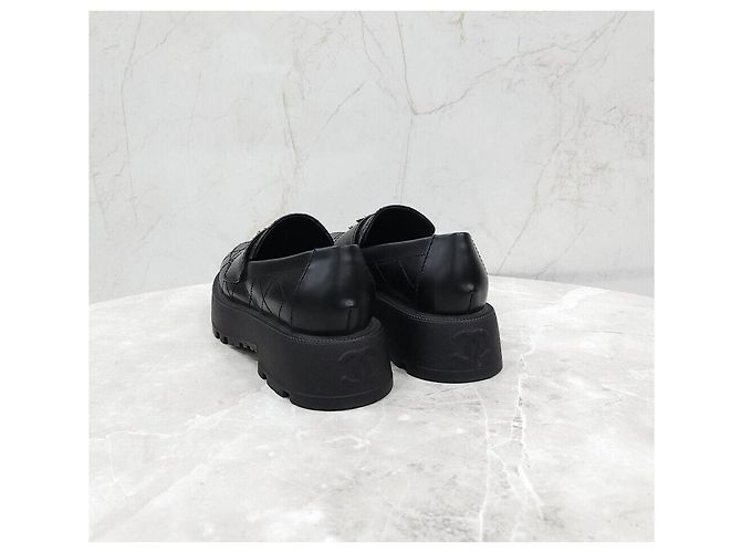 Chanel Mocassino classico in pelle Multicolore - vista 4