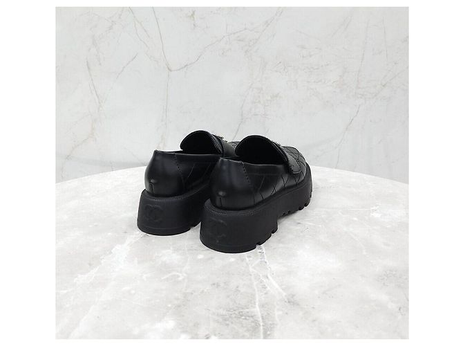 Chanel Mocassino classico in pelle Multicolore - vista 5