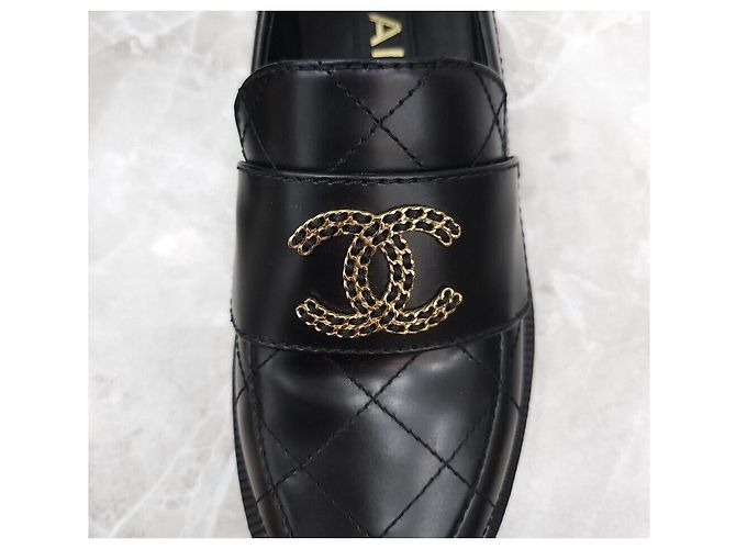 Chanel Mocassino classico in pelle Multicolore - vista 6
