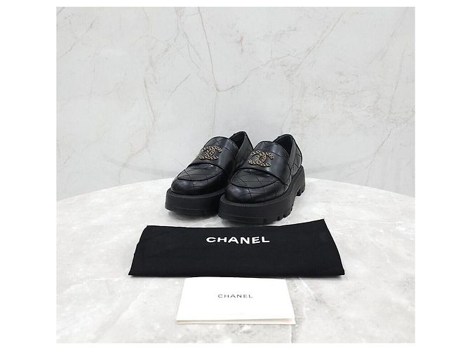Chanel Mocassino classico in pelle Multicolore - vista 8